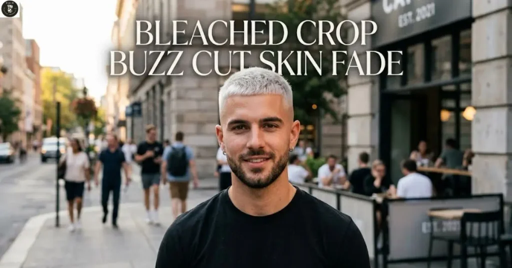 Bleached Crop Buzz Cut Skin Fade