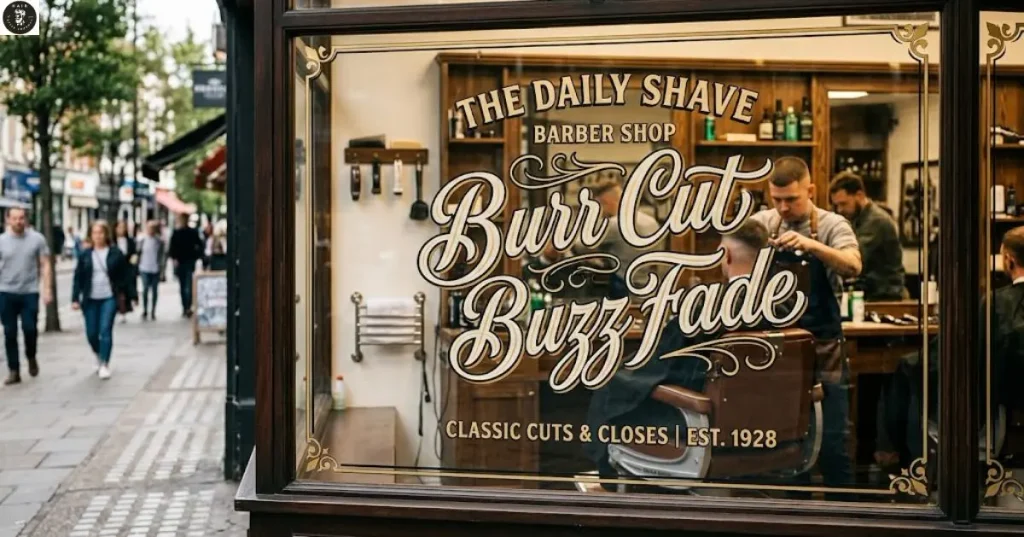 Burr Cut Buzz Fade