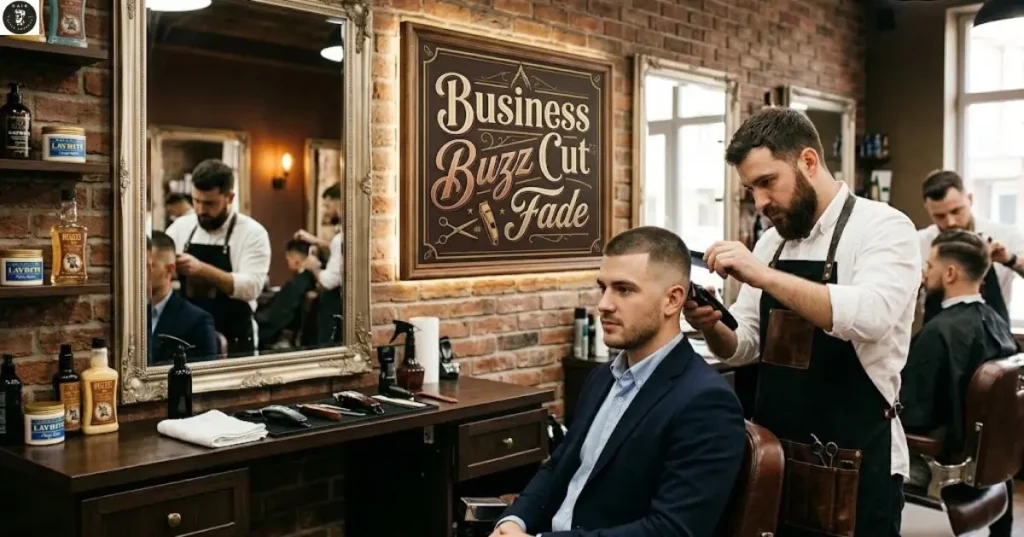 Business Buzz Cut Fade