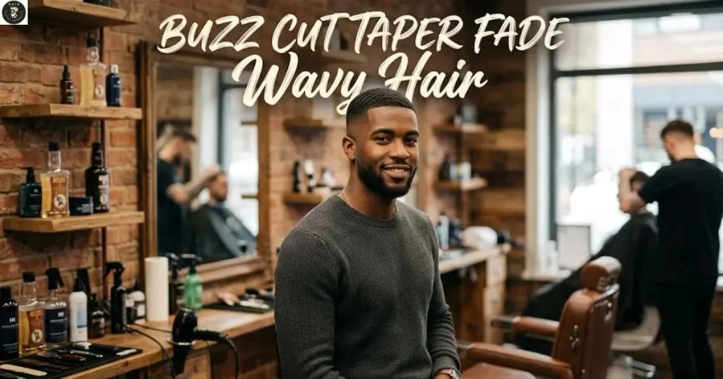 buzz-cut-taper-fade-wavy-hair Buzz Cut Taper Fade Wavy Hair