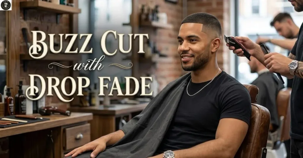 buzz-cut-with-drop-fade Buzz Cut with Drop Fade