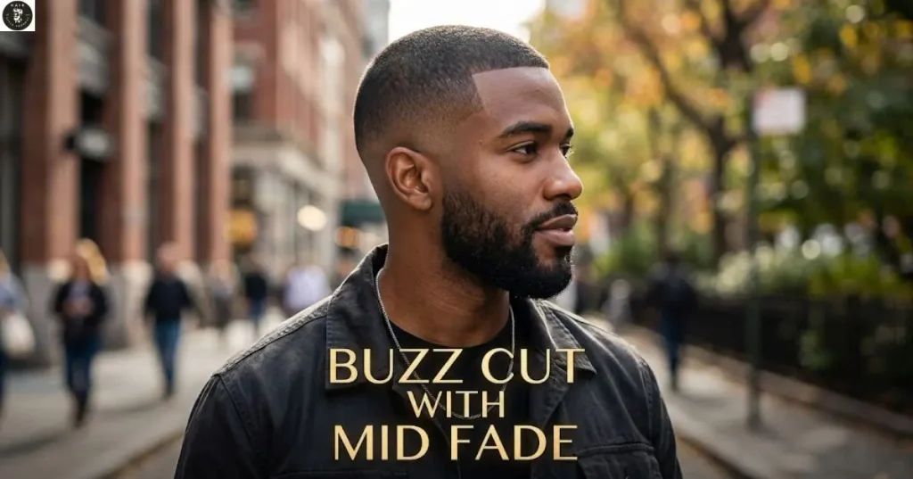 buzz-cut-with-mid-fade Buzz Cut with Mid Fade