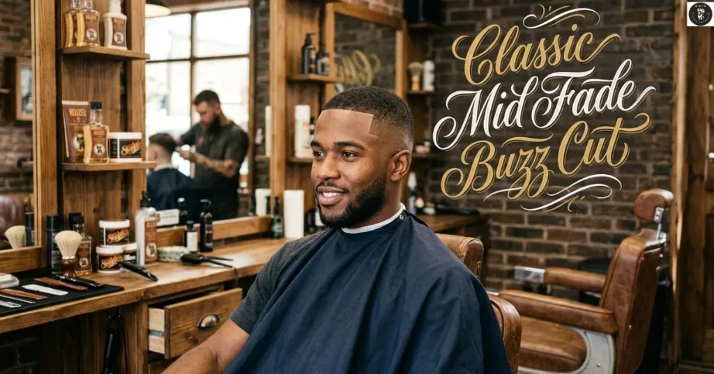 Classic Mid Fade Buzz Cut