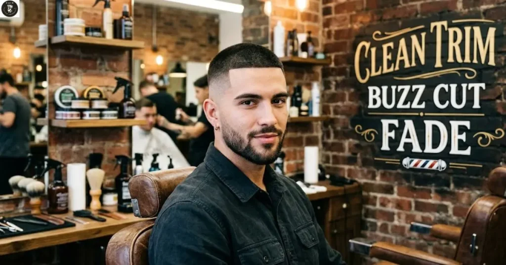 Clean Trim Buzz Cut Fade