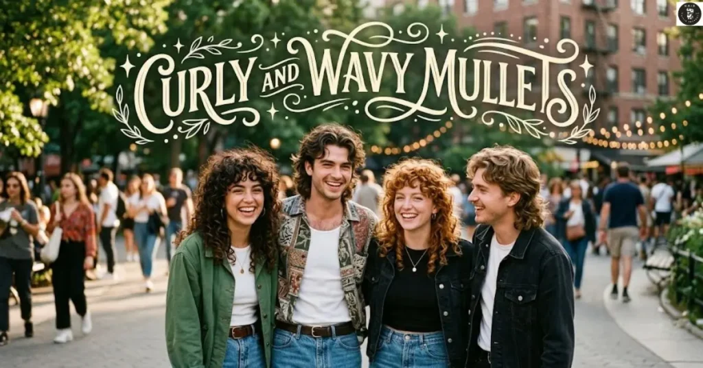 Curly and Wavy Mullets