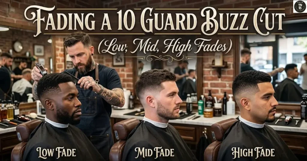 Fading a 10 Guard Buzz Cut (Low, Mid, High Fades)