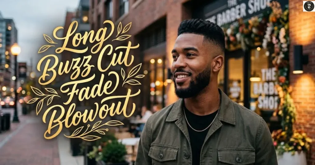 Long Buzz Cut Fade Blowout