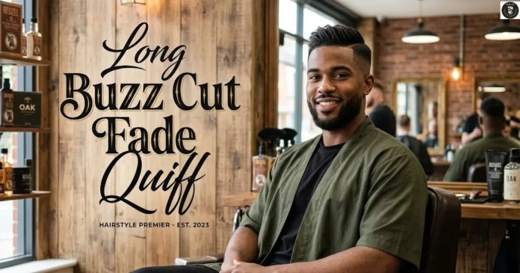 Long Buzz Cut Fade Quiff