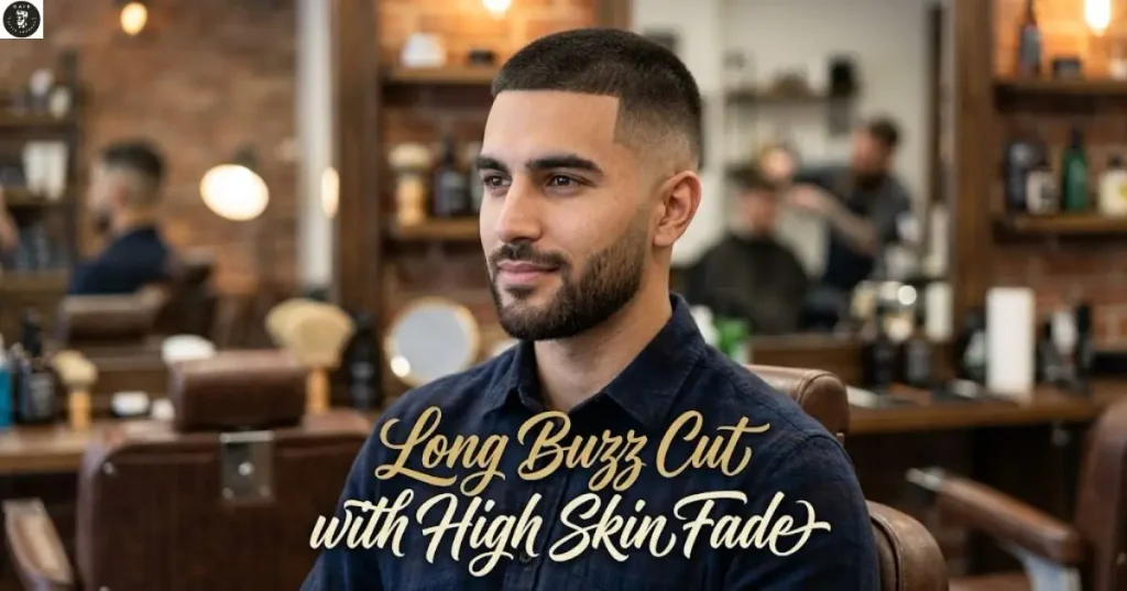 long-buzz-cut-with-high-skin-fade Long Buzz Cut with High Skin Fade