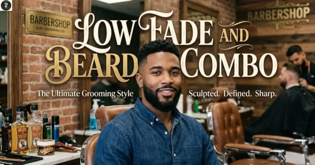 Low Fade and Beard Combo