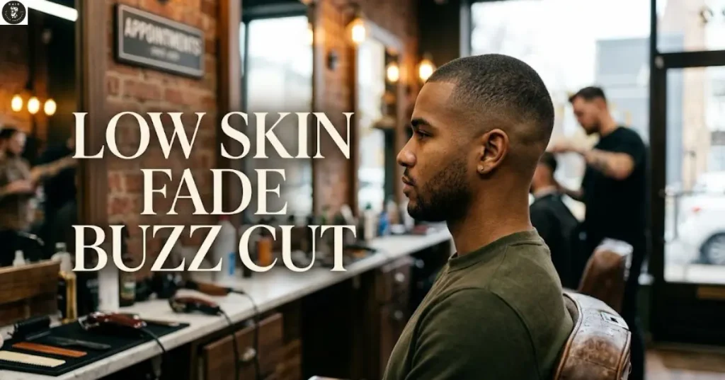 low-skin-fade-buzz-cut Low Skin Fade Buzz Cut