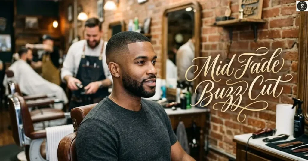 Mid Fade Buzz Cut