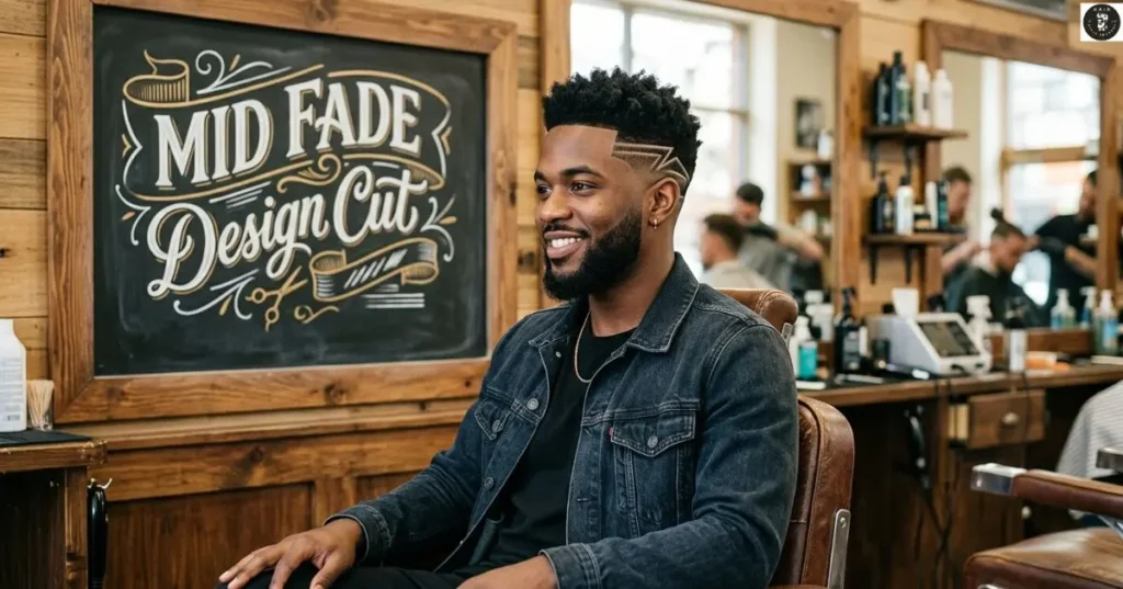 Mid Fade Design Cut