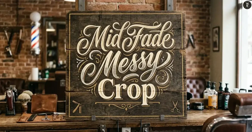 Mid Fade Messy Crop