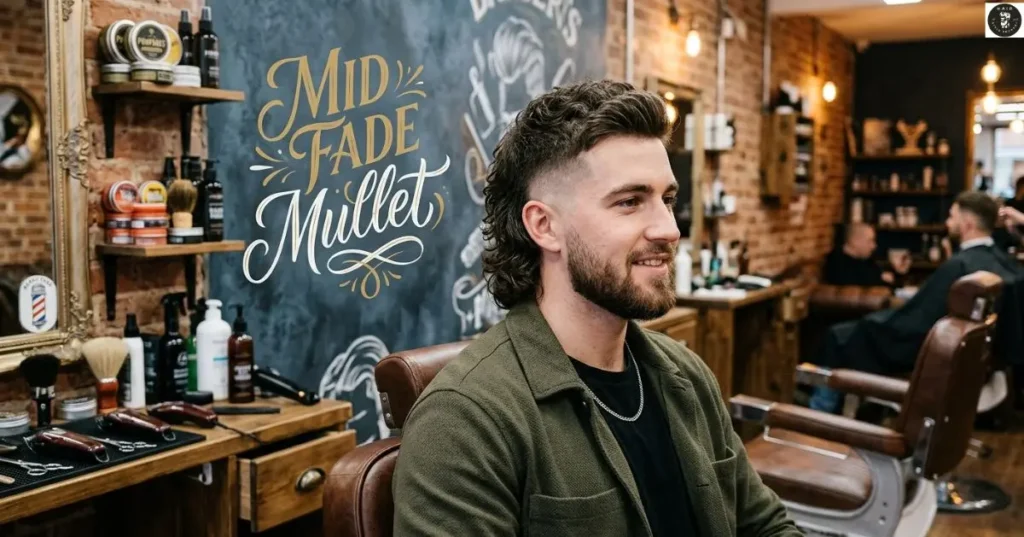 Mid Fade Mullet