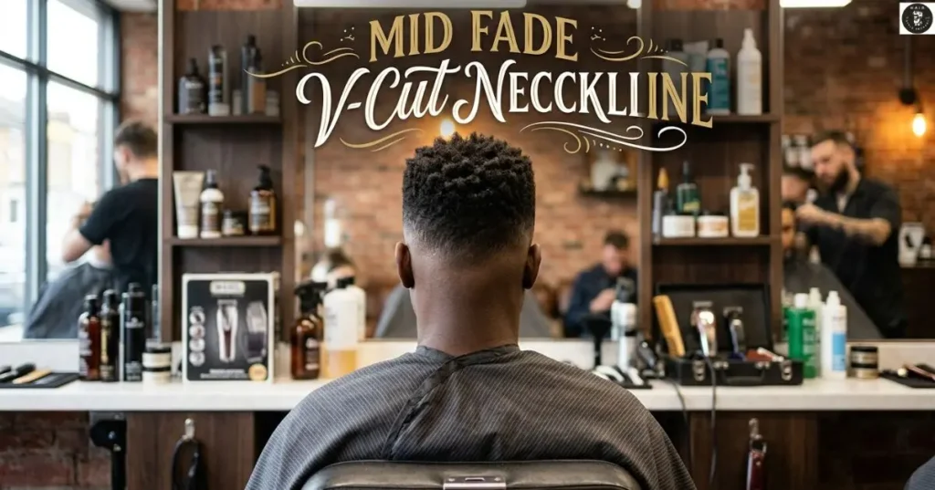 Mid Fade V-Cut Neckline