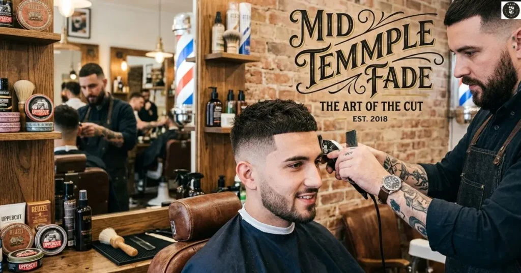 Mid Temple Fade