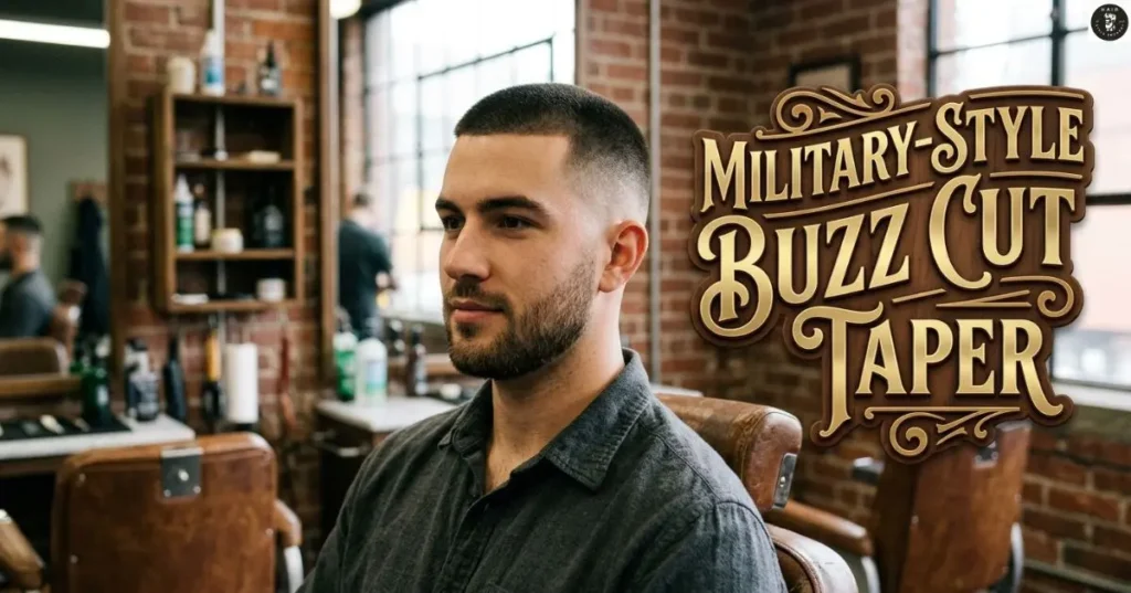 military-style-buzz-cut-taper Military-Style Buzz Cut Taper