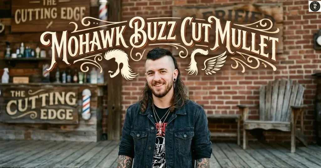 Mohawk Buzz Cut Mullet