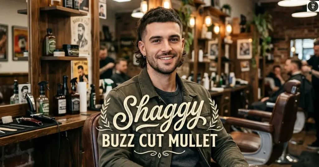 Shaggy Buzz Cut Mullet