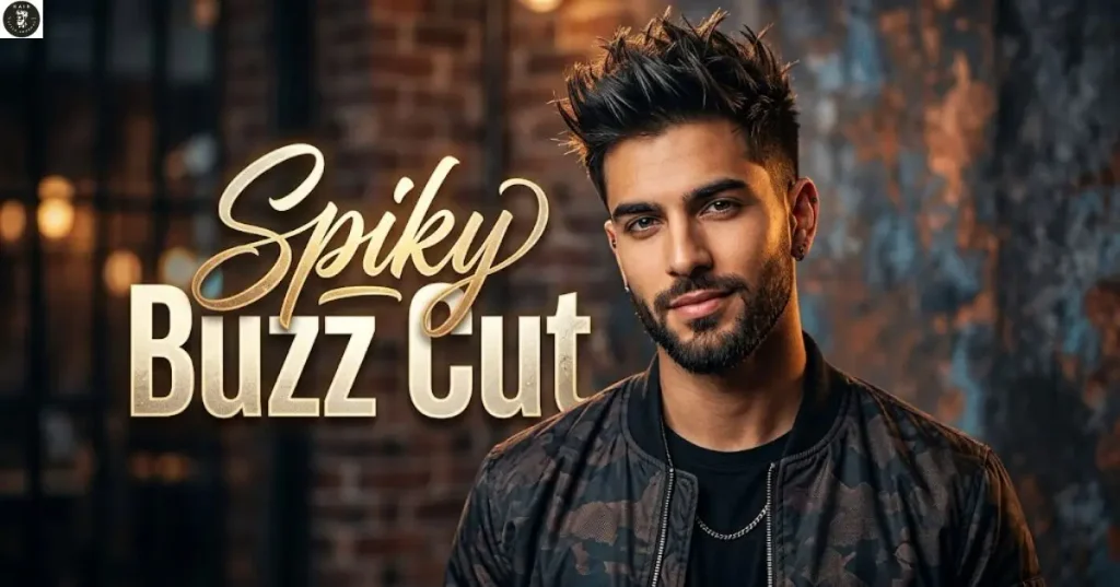 spiky-buzz-cut Spiky Buzz Cut