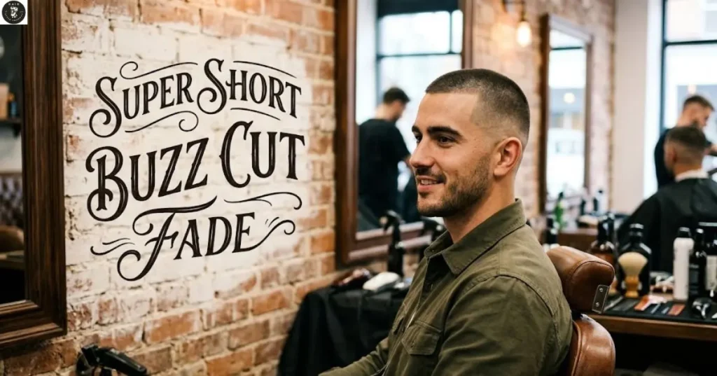 Super Short Buzz Cut Fade
