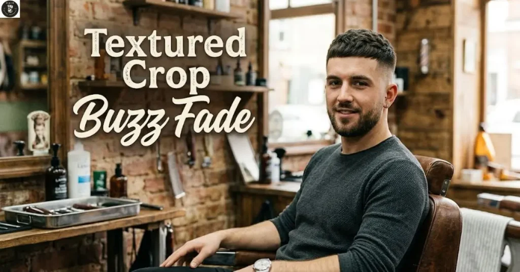 Textured Crop Buzz Fade