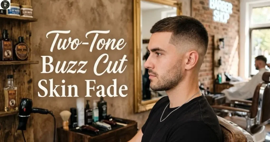 Two-Tone Buzz Cut Skin Fade