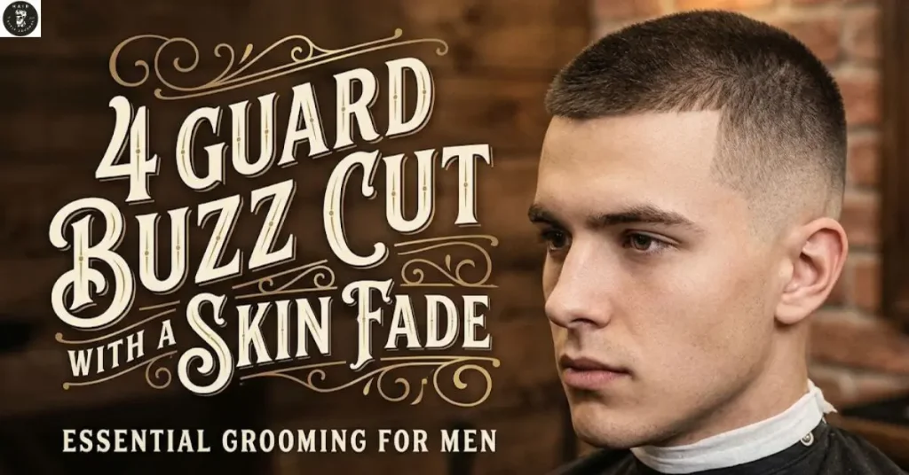 4 Guard Buzz Cut with a Skin Fade