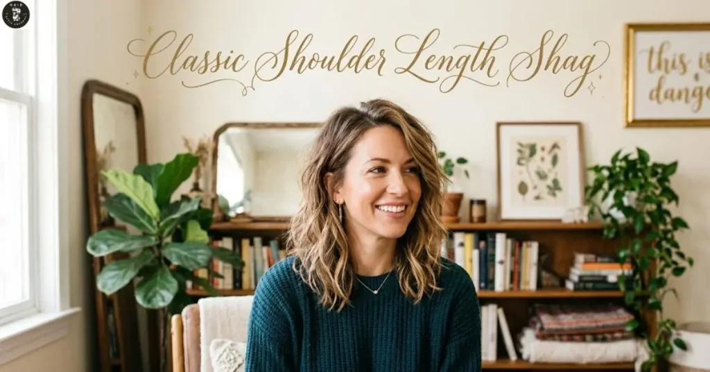 classic-shoulder-length-shag Classic Shoulder Length Shag