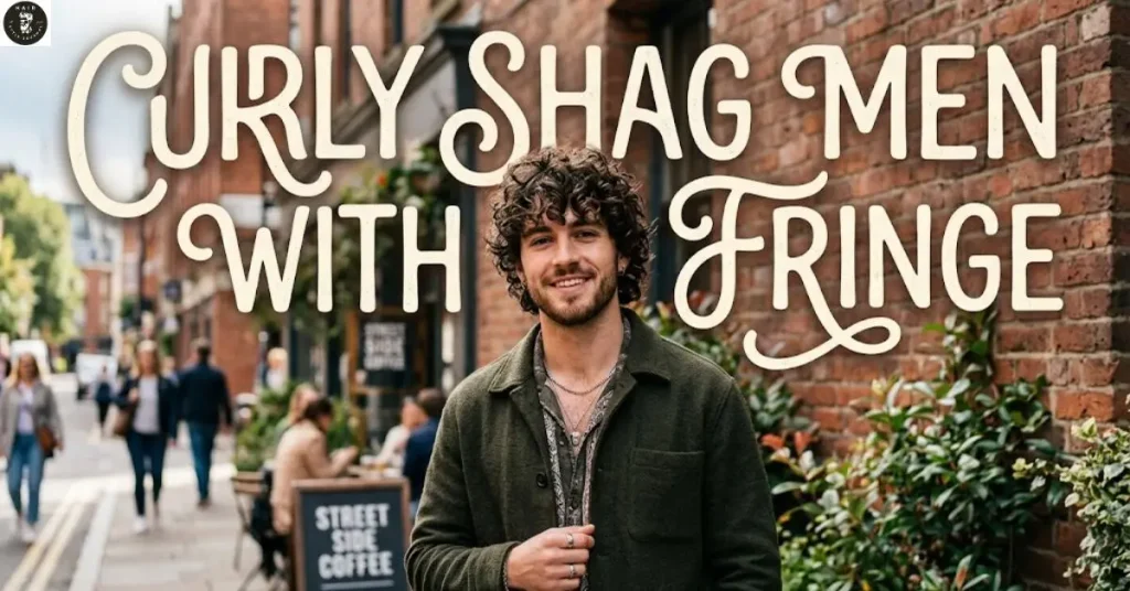 Curly Shag Men with Fringe