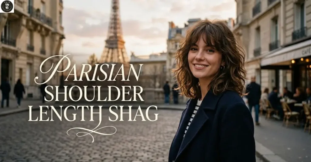 parisian-shoulder-length-shag Parisian Shoulder Length Shag