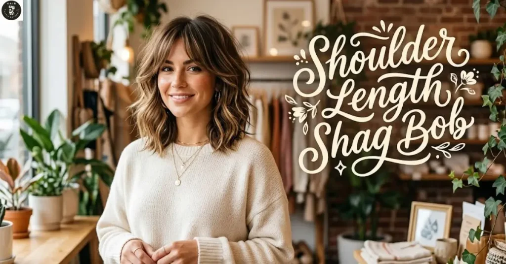 shoulder-length-shag-bob Shoulder Length Shag Bob