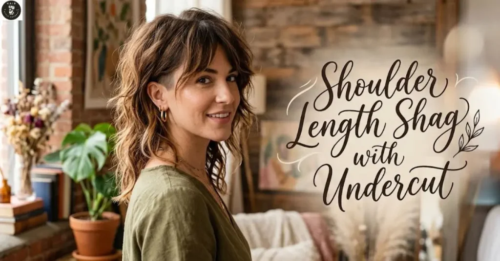shoulder-length-shag-with-undercut Shoulder Length Shag with Undercut