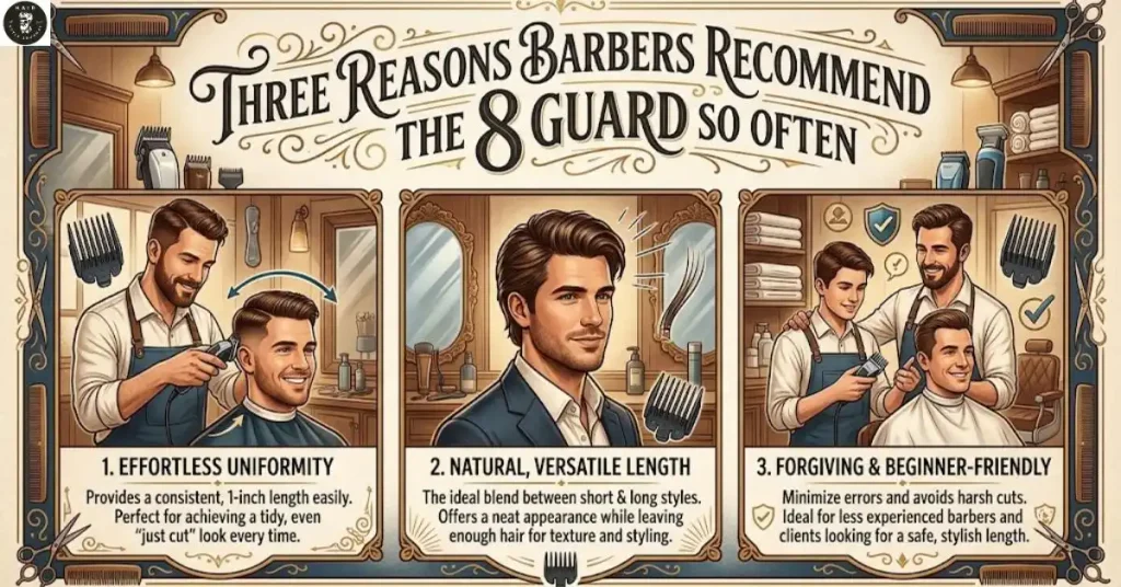 Three Reasons Barbers Recommend the 8 Guard So Often